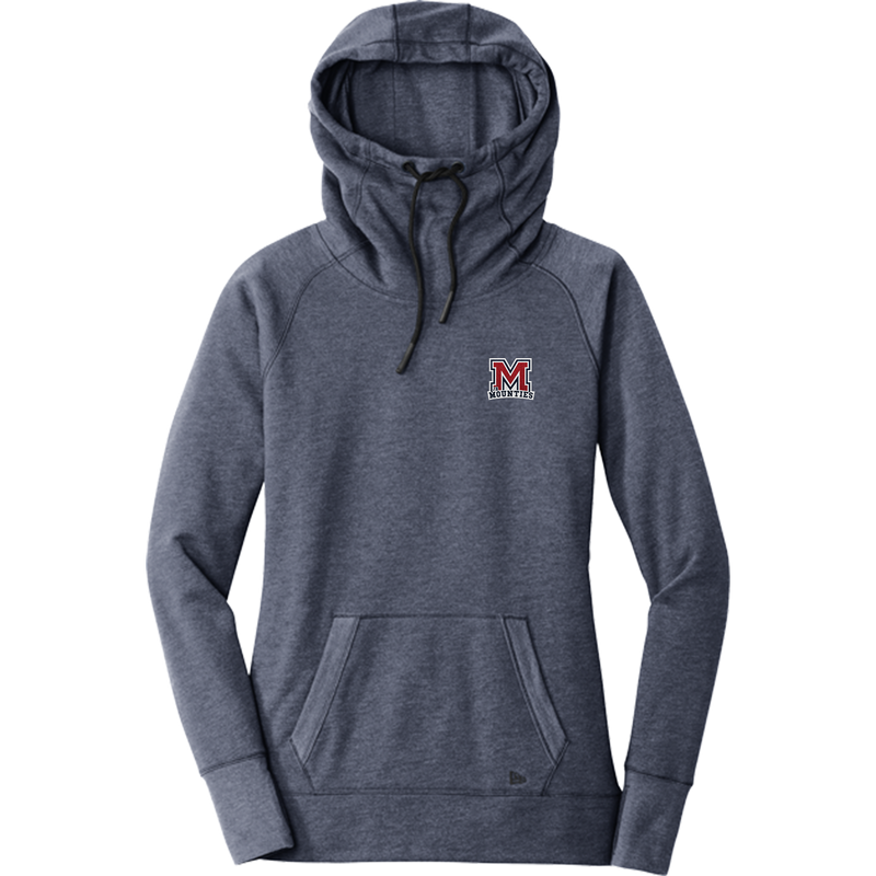 Jr. Mounties New Era Ladies Tri-Blend Fleece Pullover Hoodie